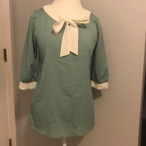 NEW Vintage Mint Blouse